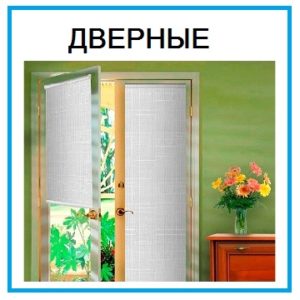 Рольшторы дверные
